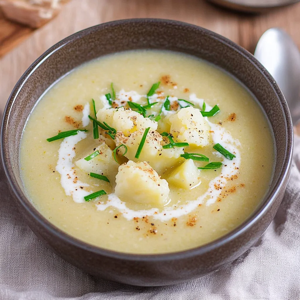 Blumenkohlsuppe - mit Kartoffeln, wie von Oma