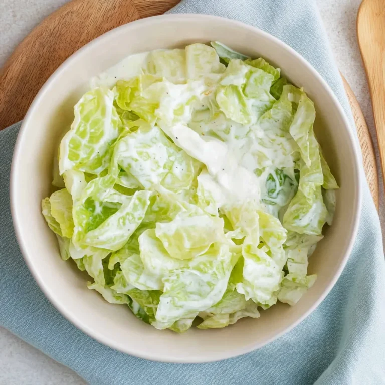 Eisbergsalat-Dressing mit Schmand und Zitrone