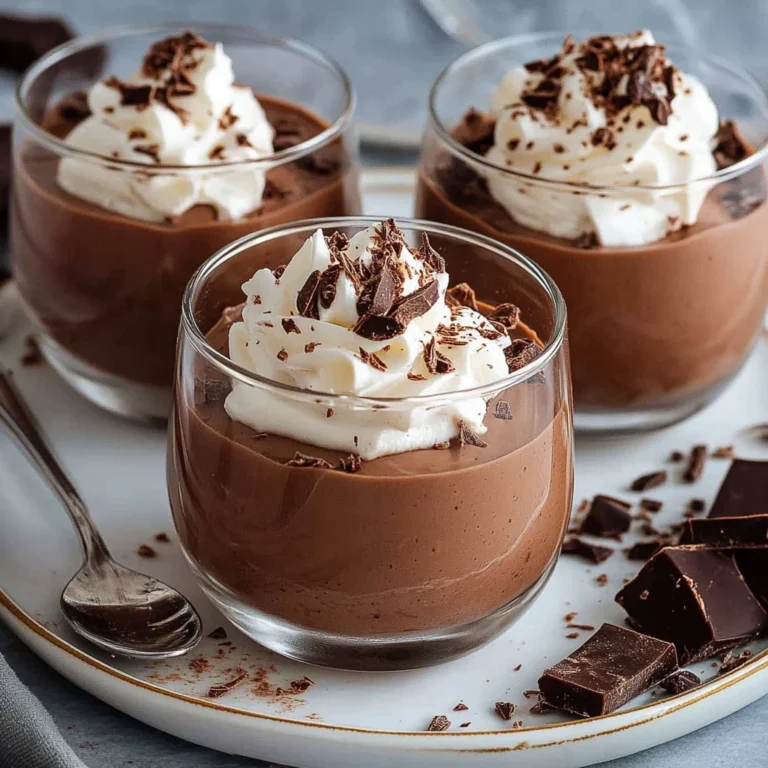 Mousse au Chocolat ohne Ei