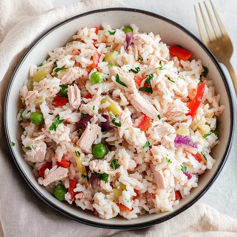 Reissalat mit Thunfisch & Paprika – so einfach