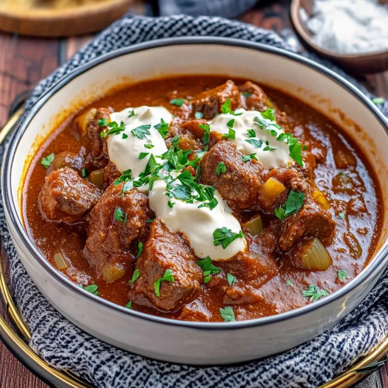 Rindergulasch Rezept mit RotTraubensaft - ganz zart wie von Oma
