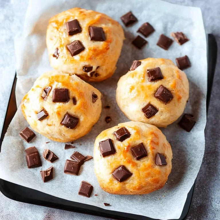 Schokobrötchen ohne Hefe selber machen