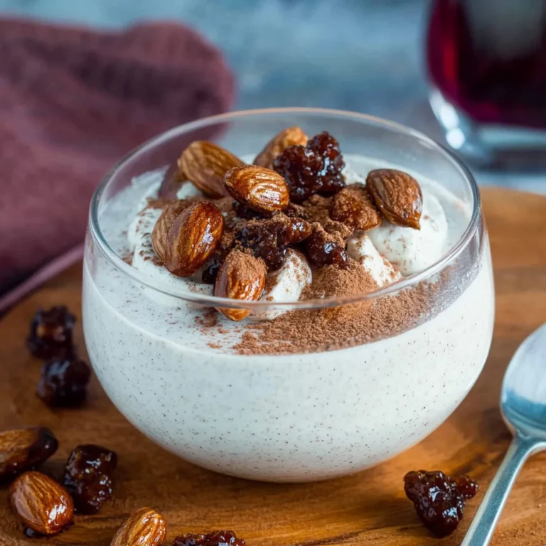 Spekulatius Dessert mit Zimt & Gebrannten Mandeln