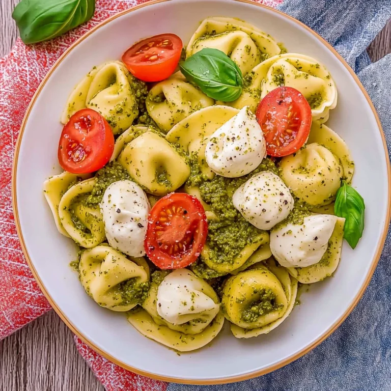 Tortellini Salat mit Pesto (schnelles Rezept)