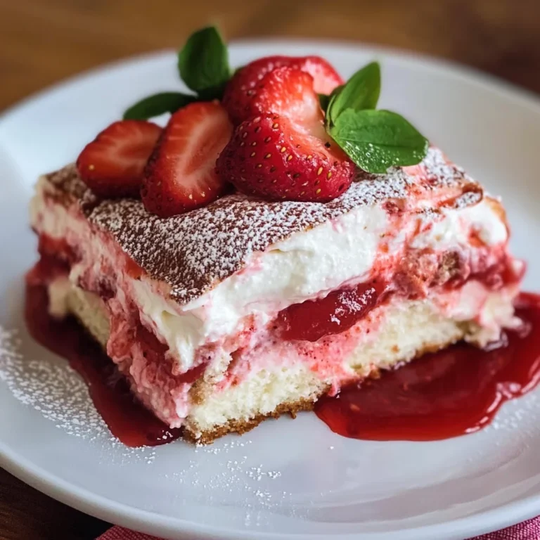 Erdbeer Tiramisu - cremig & ohne Ei