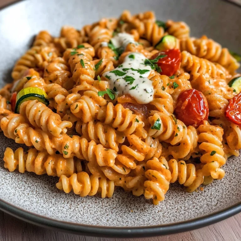 Gesunde Nudeln mit Gemüse-Soße