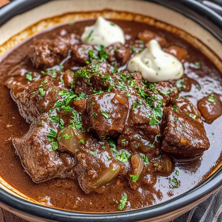 Rindergulasch Rezept mit RotTraubensaft - ganz zart wie von Oma