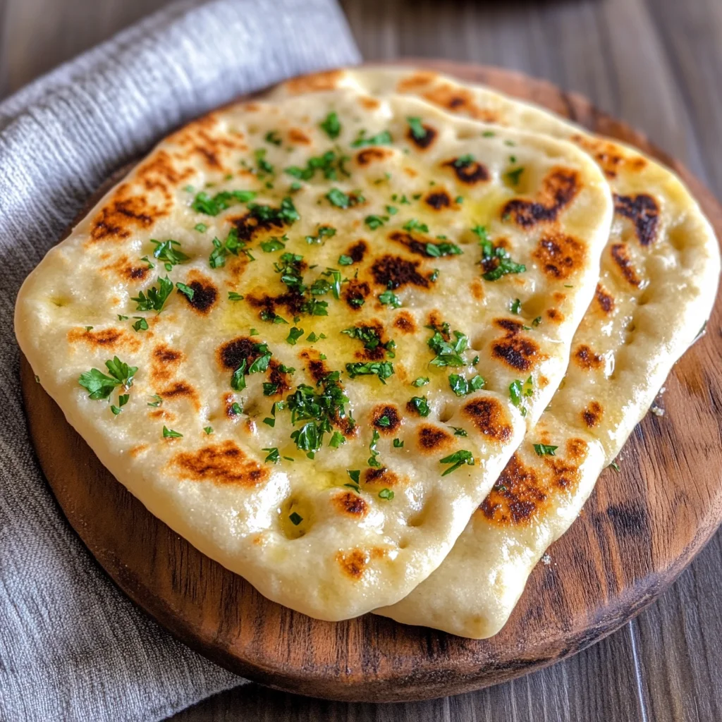Schnelles Pfannenbrot ohne Hefe (Rezept mit Joghurt)