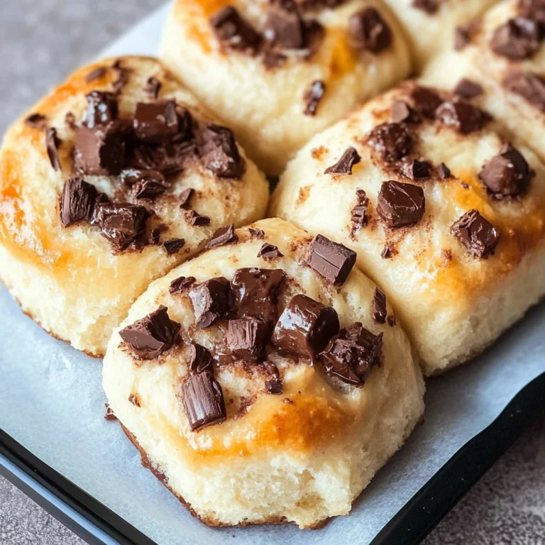 Schokobrötchen ohne Hefe selber machen