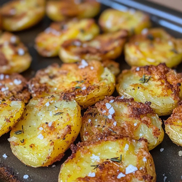 Smashed Potatoes - knusprige Quetschkartoffeln im Ofen
